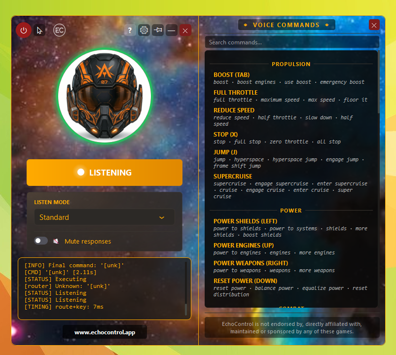 Elite Dangerous profile