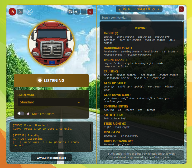 Euro Truck Simulator 2 profile